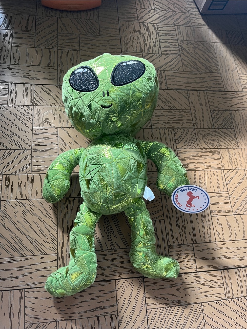 Caravan Softoys Plush Toy Alien - Green